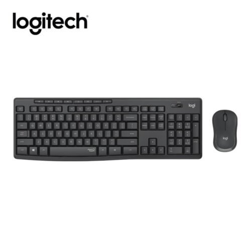 Logitech MK295 Silent Wireless Mouse & Keyboard Combo with Silent Touch Technology