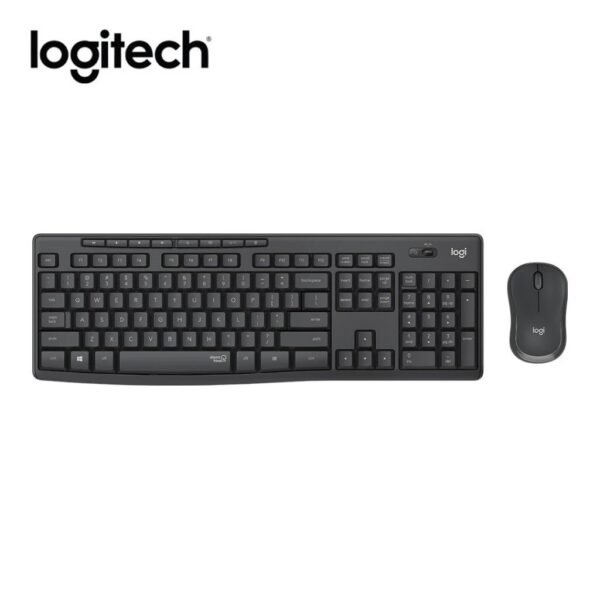Logitech MK295 Silent Wireless Mouse & Keyboard Combo with Silent Touch Technology